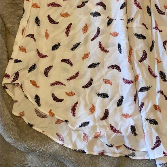 H&M Feather Asymmetrical Skirt - Picture 4 of 5